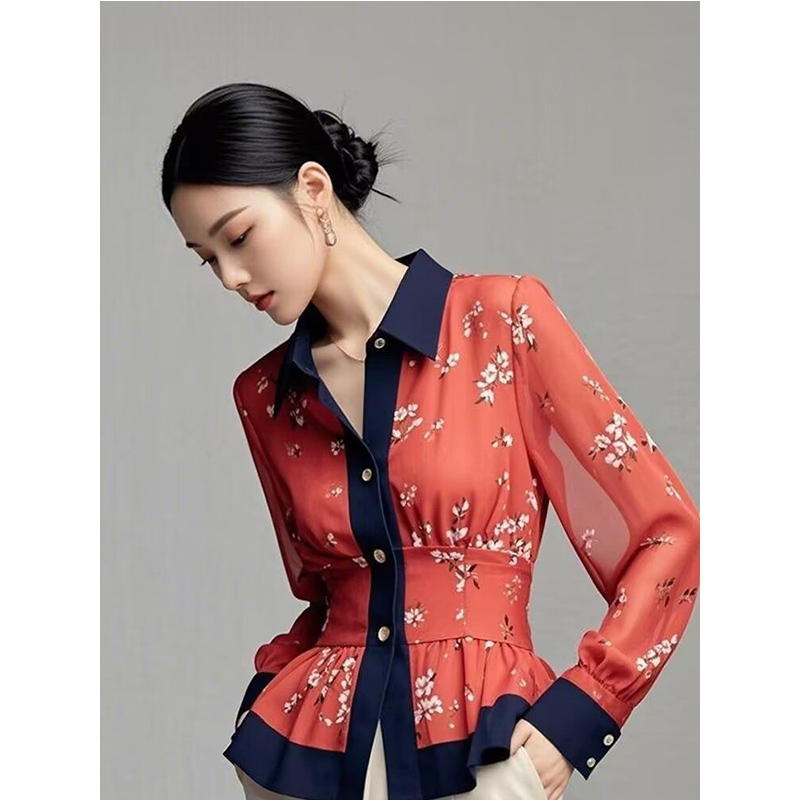 Shirt Camp Collar - 2025Lente Herfst Nieuwe Temperament Dames Blouse
