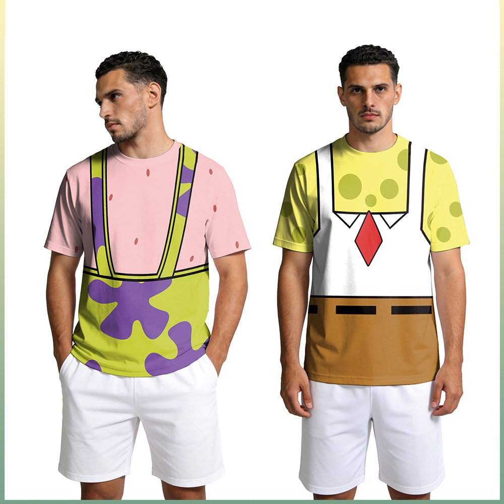Sponge & Patrick Star Cosplay  - Tee Graphic Print recensie en prijs
